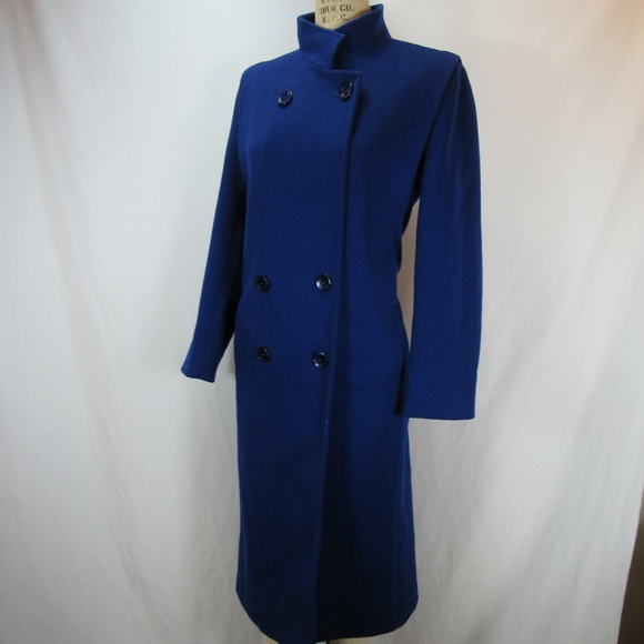 Forecaster of Boston Jackets & Blazers - Forecaster of Boston Blue Long Wool Coat Vintage